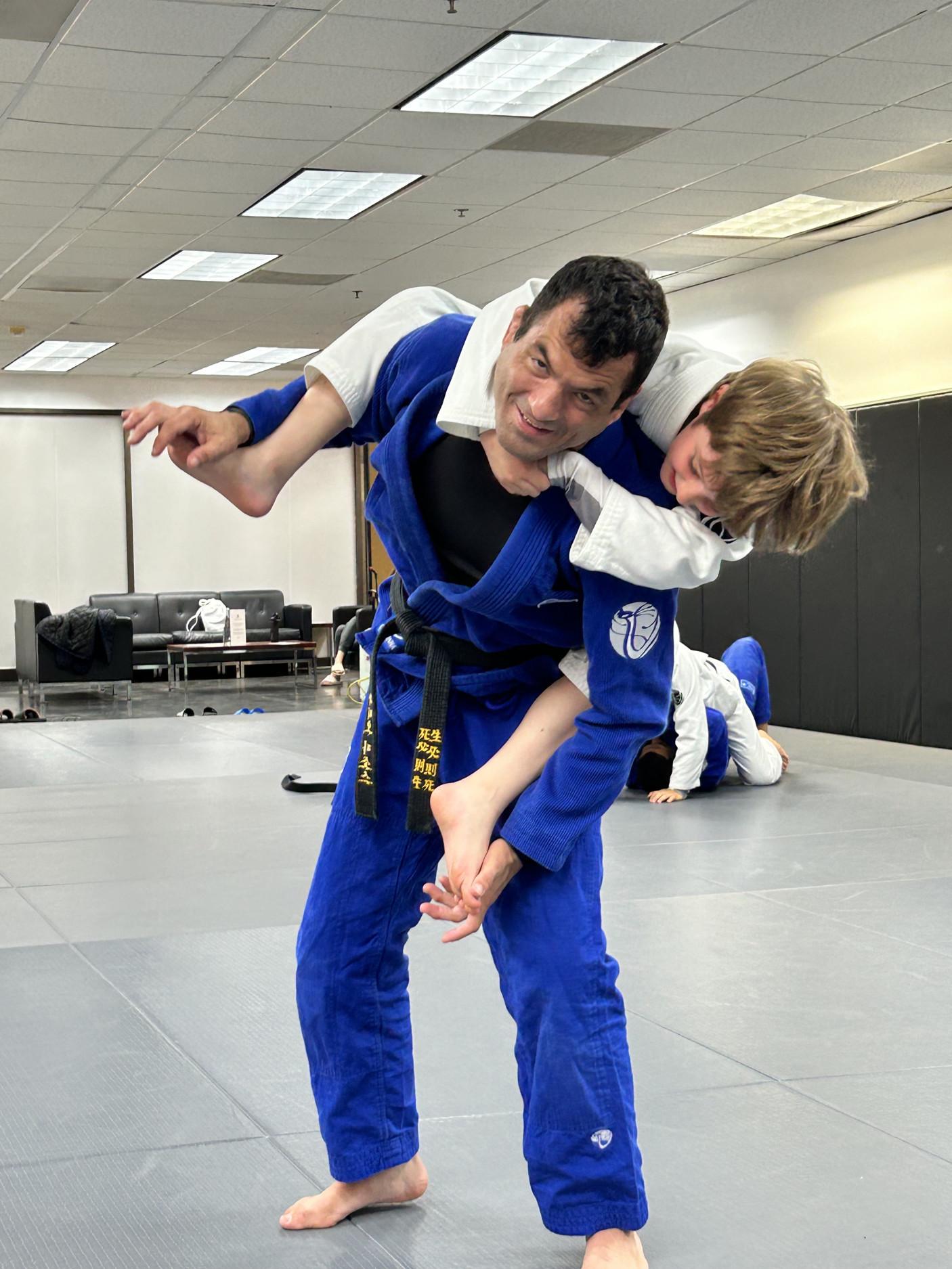 On the mats